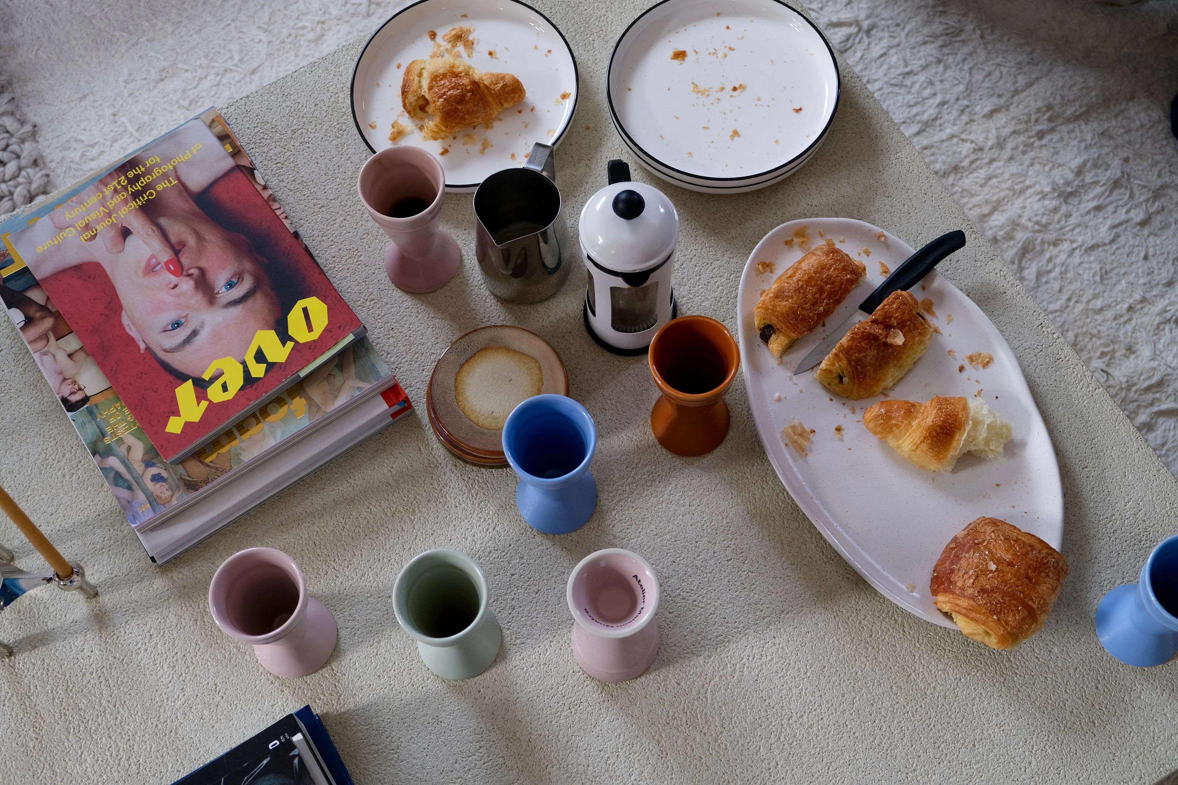 The beautiful Mazagran coffee cups as featured in our hot & cold collection