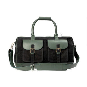 Green Hermitage Ajax Vegan Leather Duffle Bag