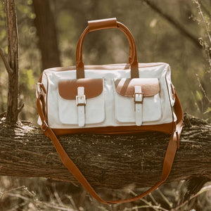 Green Hermitage Ajax Vegan Leather Duffle Bag