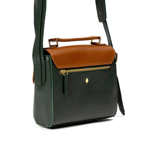 Green Hermitage Juniper Vegan Leather Sling Bag