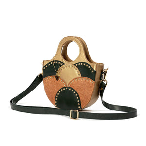 Green Hermitage Savannah Vegan Leather Sling Bag