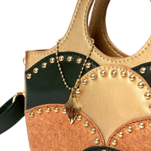 Green Hermitage Savannah Vegan Leather Sling Bag