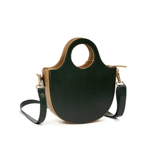 Green Hermitage Savannah Vegan Leather Sling Bag