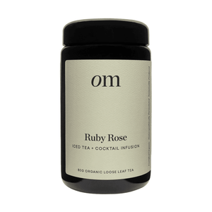 Organic Merchants Ruby Rose Iced Tea 80g - Deed Industries