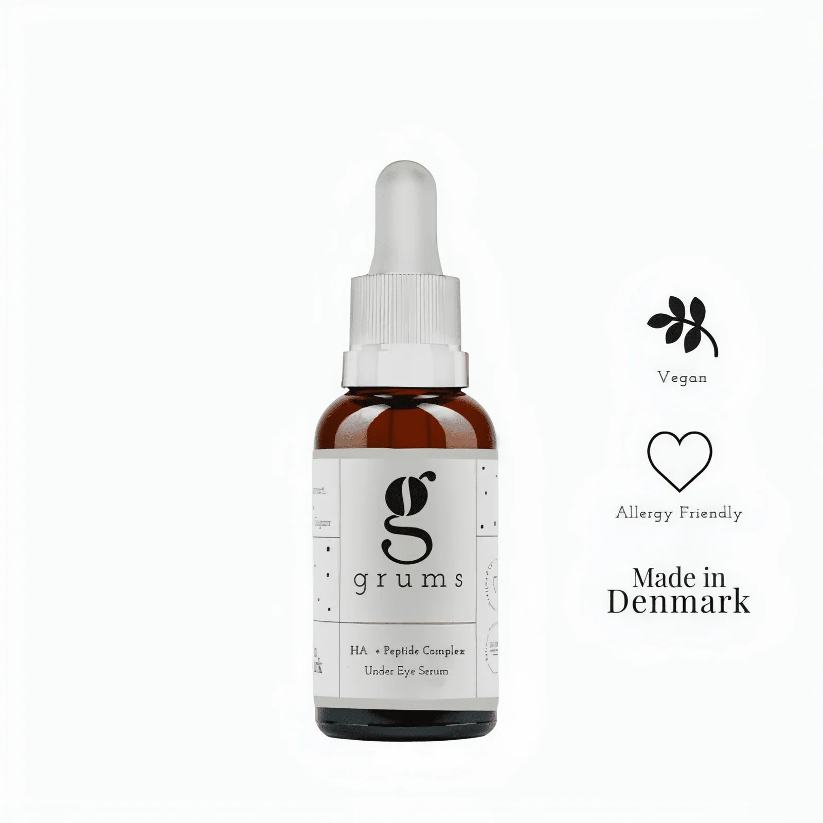 grums HA + Peptide Complex under eye Serum. 15ml - Deed Industries